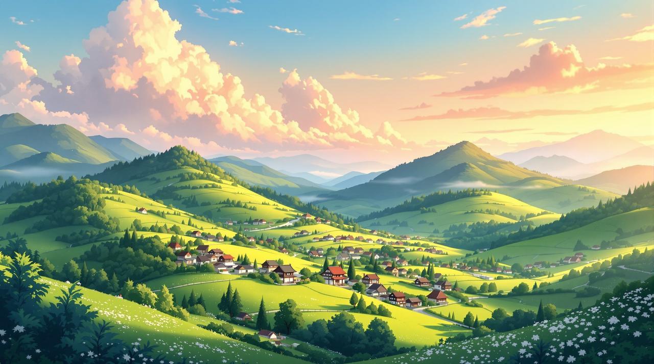 搜短剧在线治愈动画作品《晨露微光》 - 乡村生活
